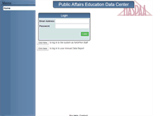 Tablet Screenshot of naspaa.civicore.com